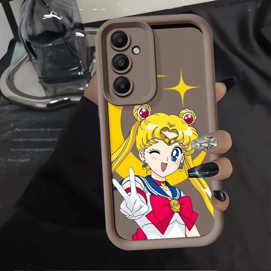 Phone Cover Case for Samsung Galaxy A56 A25 A26 A36 A24 A35 A52 A73 A22 A54 A55 A32 A21s Anime Sailor Moon
