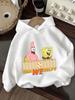 Pearl SpongeBob Hooded Sweatshirt For Kids Summer Cute Crewneck Age 3-14