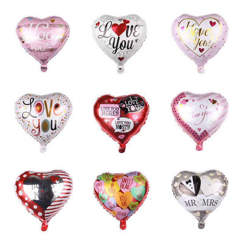 Buy 18 Inch I Love You Heart Shape Foil Helium Balloon Valentine's Day ...