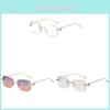 2025 Winter Unisex Frameless Color Shift Sunglasses With Uv400 For Street Style And Parties
