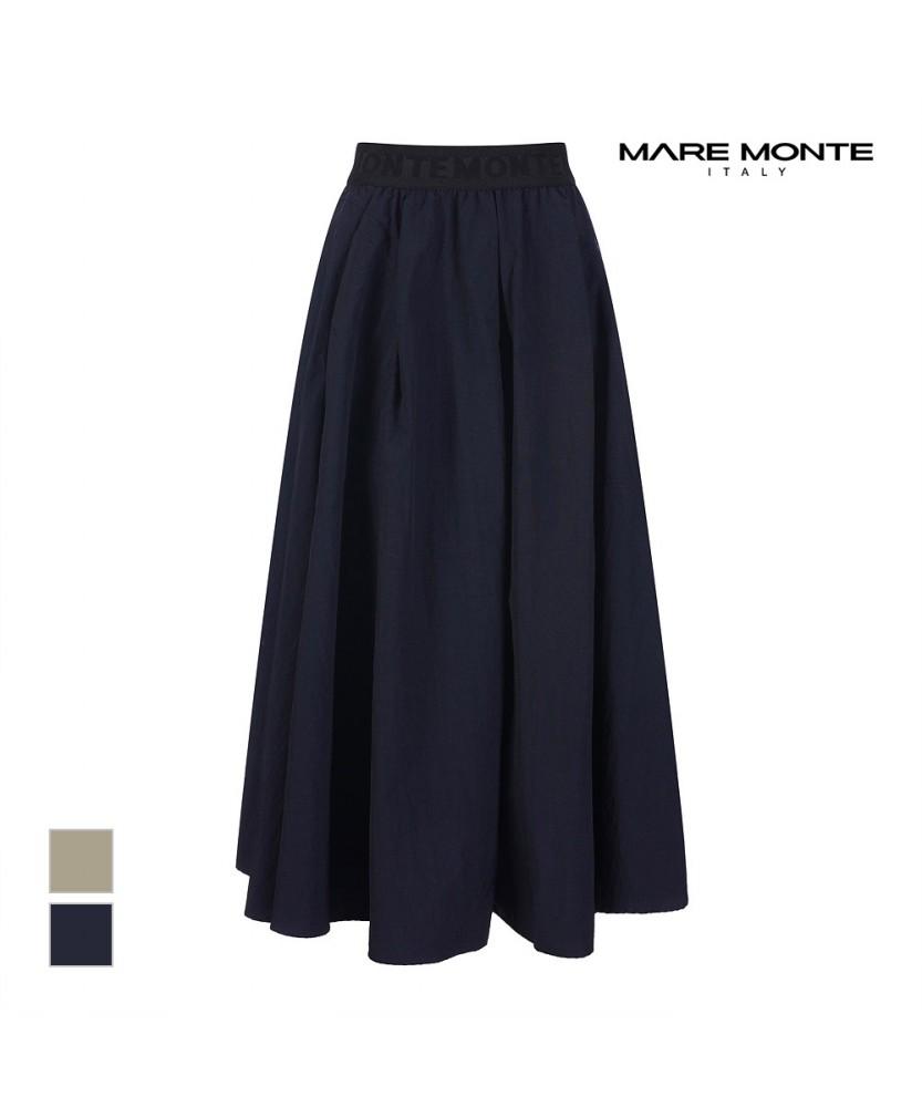 MAREMONTE Flare Banding Long Skirt_M243Msk17S0