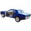 KINSMART Scale 1964 Ford Mustang Diecast Model Blue 1/34 Car,