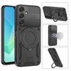 Armor Magnetic Case For Samsung Galaxy A16 Camera Protection Ring Bracket Bumper Stand Holder Cover