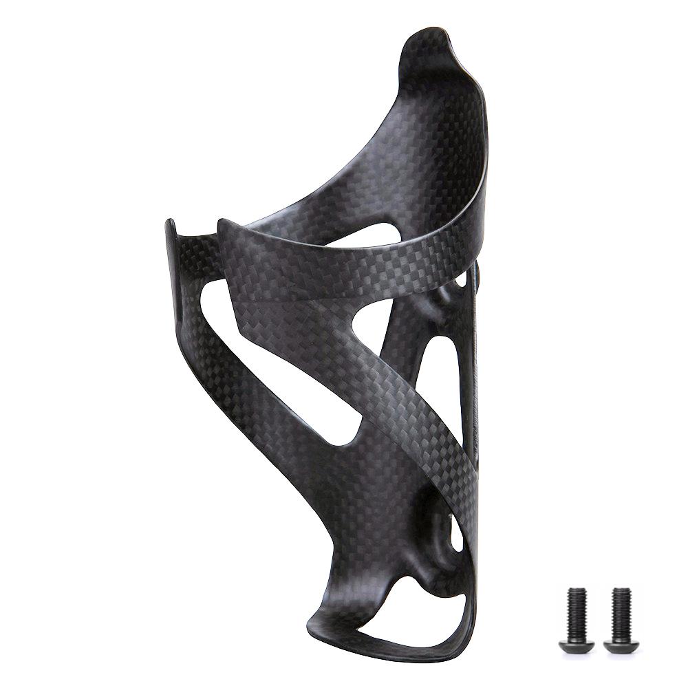 Full 3K Carbon Fiber Bike Water Bottle Cage 24g Super Light Matte Glossy Bicycle Bottle Holder Road MTB Cycling Water Cup Rack 6