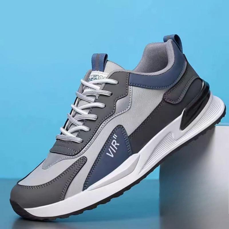 

Новая мужская спортивная обувь, водонепроницаемая, повседневная и прочная обувь на плоской подошве 44 серый