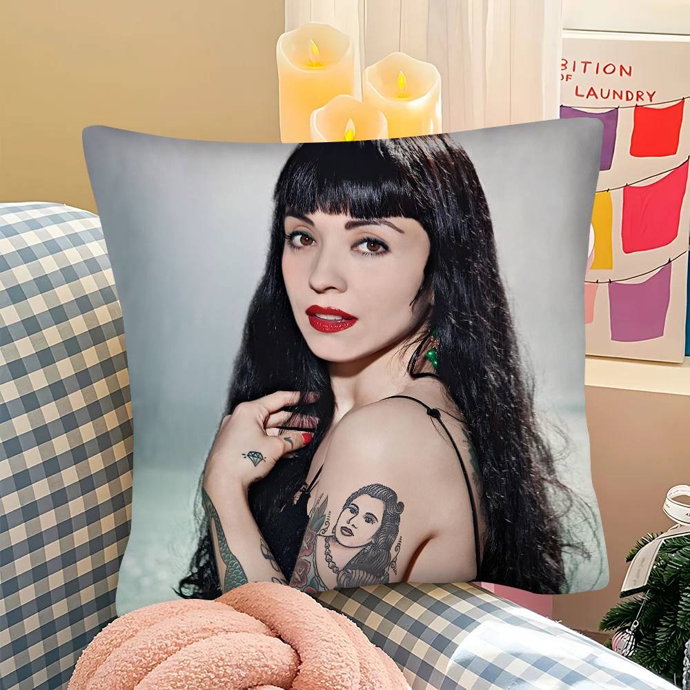 pc FEMME FATALE MMon LLaferte Pillow Case Fashion Square Pillowcase Bedroom Sofa Room Ins Decoration Leisure