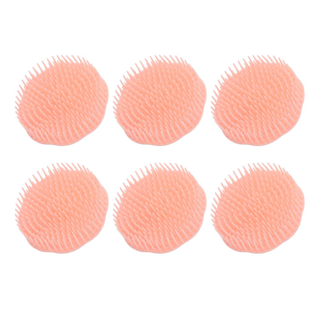 10pcs Resin Scalp Massager Scrubber Men Women Wet Dry Dandruff Removal Shampoo Brush for Hair Care