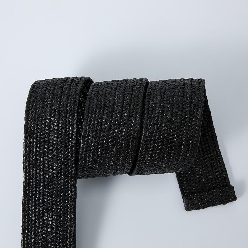 Koreanischer Trendiger 4 cm Quadratische Schnalle Elastischer Bonbonfarbener Taillengürtel für Damen