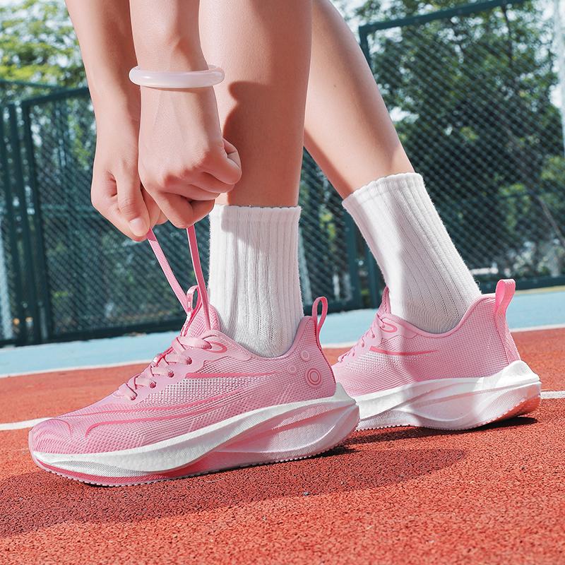 New Summer Men's Running Shoes Mesh Breathable Sneakers Race Trainer Shoes Men Outdoor Cushioning Women's Platform Sneakers