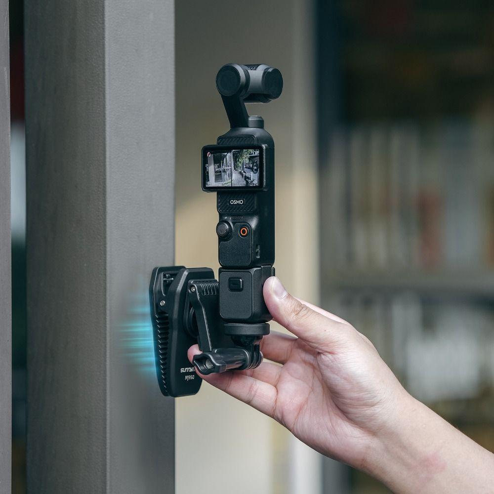 Magnetic Backpack Clip Clamp for DJI Action 5/4/Pocket3/Insta360 Action Camera Accessories