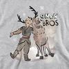 Frozen Childrens/Kids Snow Bros Sven & Kristoff Heather Pullover Hoodie