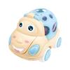 Funny Cartoon Bear Inertia Car Toy for Kids Enhances Fine Motor Skill for Children Interactive Toy Car Push and Go Toy