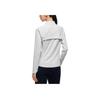 Anta Champion Series Solid Color Zipper Stand Collar Comfortable Breathable Casual Jacket Women Jackets Gardenia-White 162430703-1