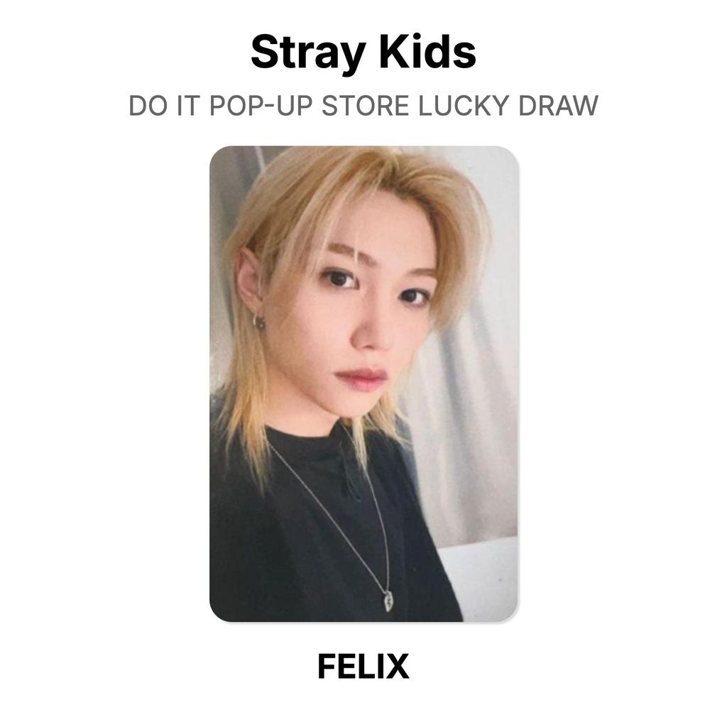 Stray Kids DO IT POP-UP STORE LUCKY DRAW Official Photocard