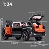 LYZRC Novo 1:Modelo de Carro SUV em Escala 24 Brinquedo Liga de Zinco Puxar para Trás Die-cast Brinquedo de Carro com Som e Luz Roda Dianteira Direcionável Adequado para Presente de Meninos
