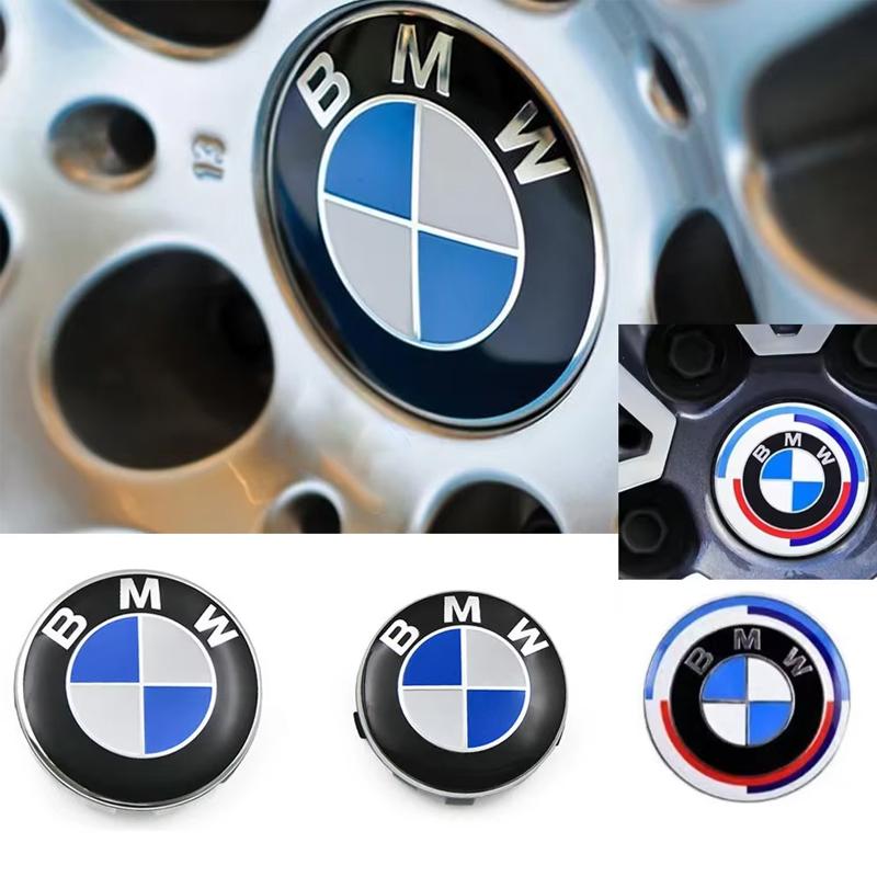 4Pcs 68MM Blue White 56MM Car Wheel Center Hub Cap Rim Cover Emblem Sticker For BMW E36 E46 E60 E90 E48 F10 F30 G20 F40 X5 X1 X3