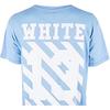 Off-White SS21 Virgil Abloh Religious Pattern Oil Painting T-Shirt Women Tops Blue OW-SS18-047
