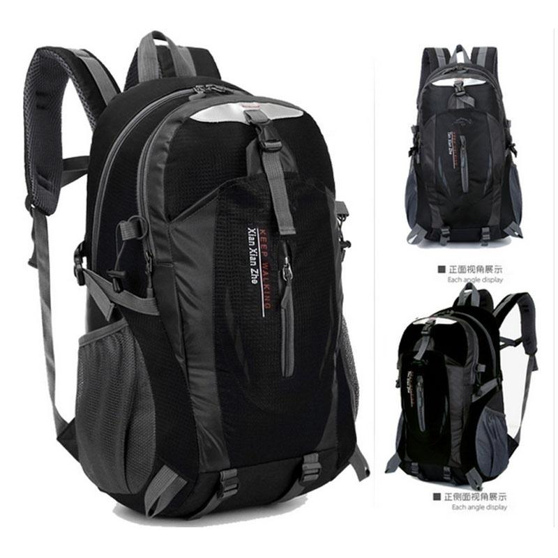 

Спортивный рюкзак для путешествий на молнии None чёрный