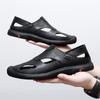 Mode Herren Slipper Slip-On Luxusmode Leder Sommer Atmungsaktiv Herren Freizeitschuhe Outdoor Flach Business Schuhe Herren Trend Loafer