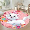Floral Marie Round Carpet Suitable for Balcony Bedrooms Outdoor Study Room Anti-slip Round Rug Decorate Offices Wedding Party Gift