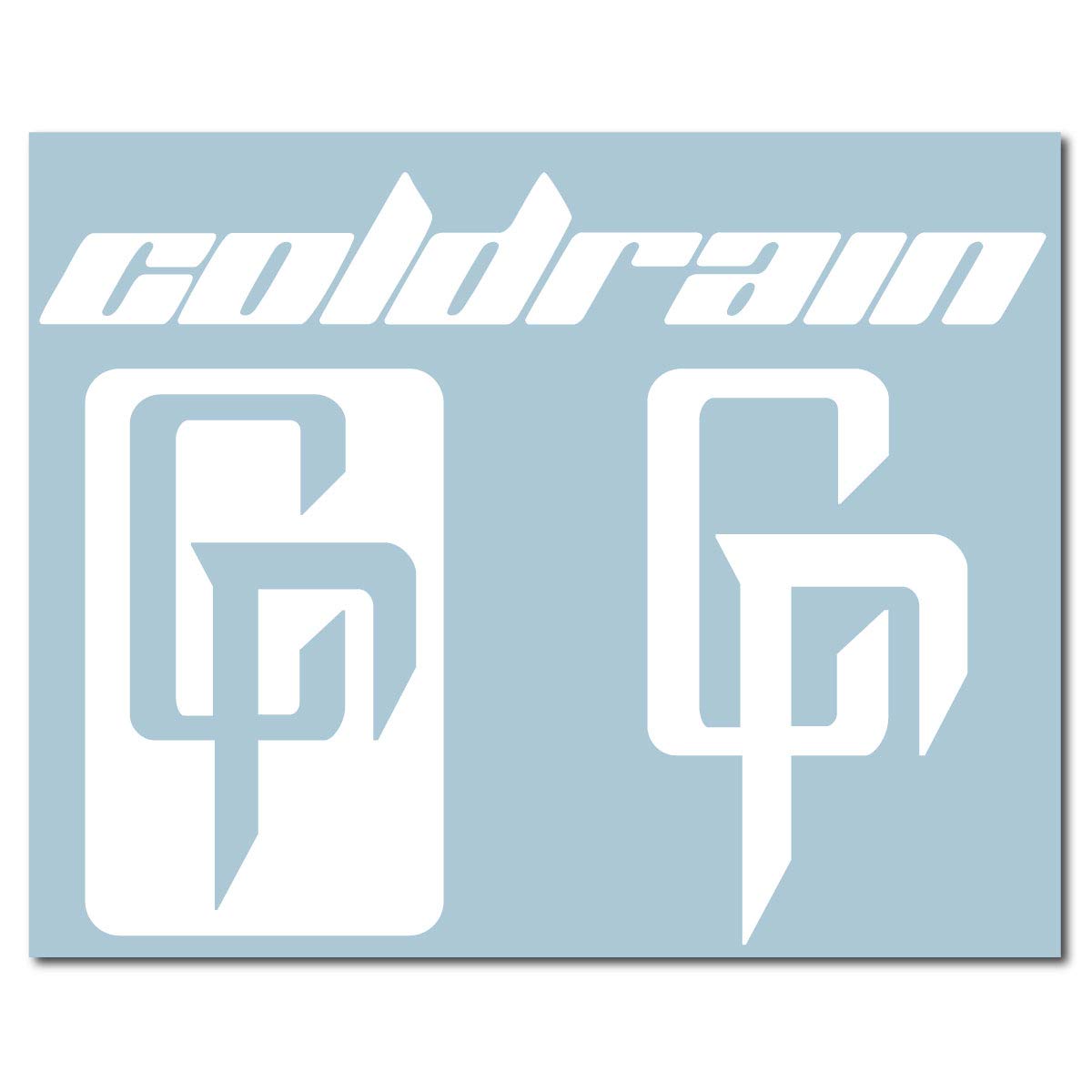 

Sticker White 074W COLDRAIN (Small) белый