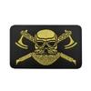 Viking Battle Axe Morale Patch - White/Gray/Yellow