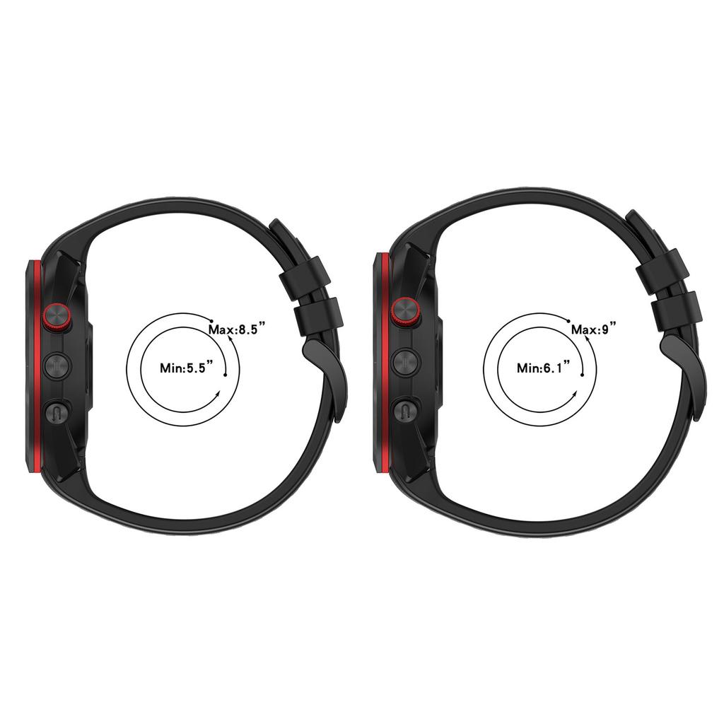 Silikonový řemínek k hodinkám Náhradní náramek na zápěstí pro Approach S70 42mm 47mm Rychloupínací Potuodolný Náramek Pásek