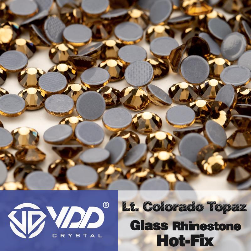 VDD SS6-SS30 High Quality Hot-Fix Glass Rhinestone Crystal Flatback Strass Stones DIY Garment Decoration Wedding Dress