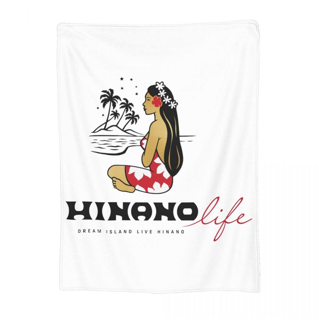 Hinano Tahiti Blankets Soft Warm Flannel Throw Blanket Plush for Bed Living room Picnic Travel Home Sofa