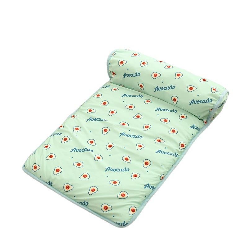 Pet Ice Silk Mat Summer Cooling Mat Cool Feeling Ice Pad Sleeping Mat For Cats Dogs Puppy Nest Pad Pet Cooling Pad For Dogs Cats S светло-зеленый