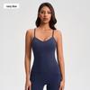 Débardeur Push-Up Sportif pour Femme Nude à Bretelles Fines avec Bonnets Rembourrés - Couche de Base Yoga & Fitness YG-1004