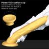 Silicone Eggless Oversized Dildo Oversized Thick and Extra Long Golden Giant Simulated Dildo Stallion Anal Plug