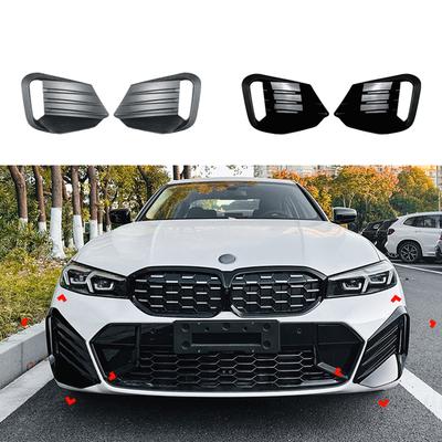 For BMW 3 Series G20 G21 LCI 320i 318i 325i 330i M Sport 2023-2024 Front Bumper Side Air Vent Spoiler Grill Fog Light Cover Trim