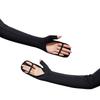 Womens Sunscreen Oversleeves Gloves Solid Ice Silk Fingerless Long Gloves