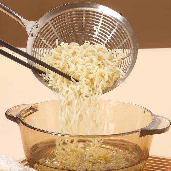Spider Strainer Skimmer Stainless Steel Pasta Strainer Spoon with Handle Wire Skimmer Ladle Kitchen Utensils for Cooking Frying