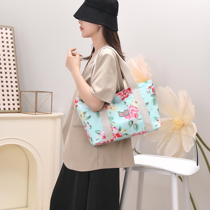 Large Capacity Tote Bag Women Commuter Printed Shoulder Bag Mother Bag