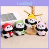 Panda Plush Keychain With Hat For Girls Gift Bag Accessories