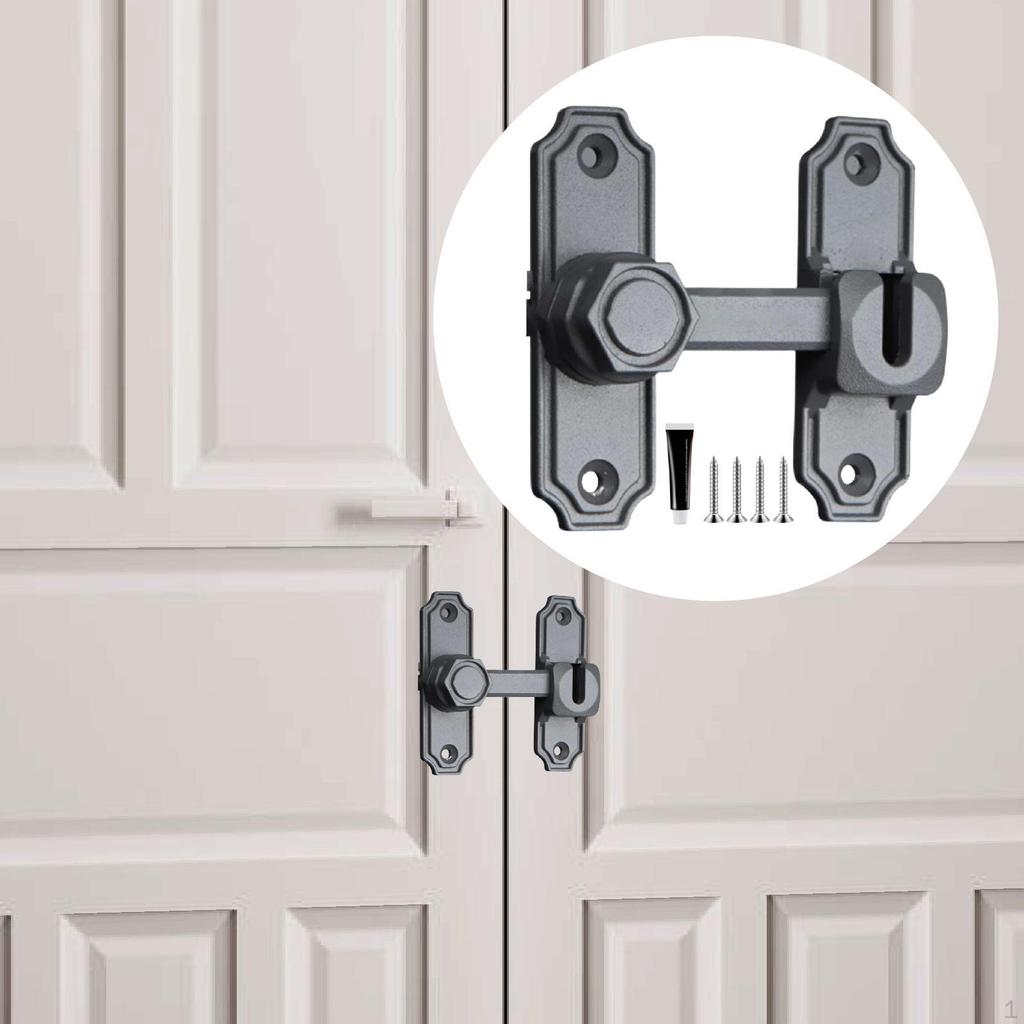 Schiebetürschloss 90/180 Grad Riegel Tor für Schrank Schränke Garten
