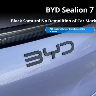 Do BYD Sealion 7 Czarny Przedni Znak Modyfikacja Czarny Wojownik Odznaka Samochodowa Nakładki Style Logo