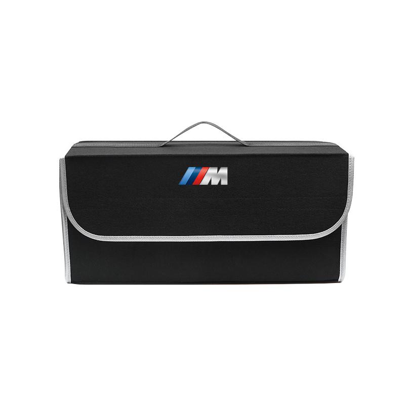 For BMW X1 X3 X4 X5 E46 E90 F20 E60 E39 F10 M1 M2 M3 M5 Sticker Car Trunk Storage Box Large Capacity Felt Tools Bag Accessories HU0