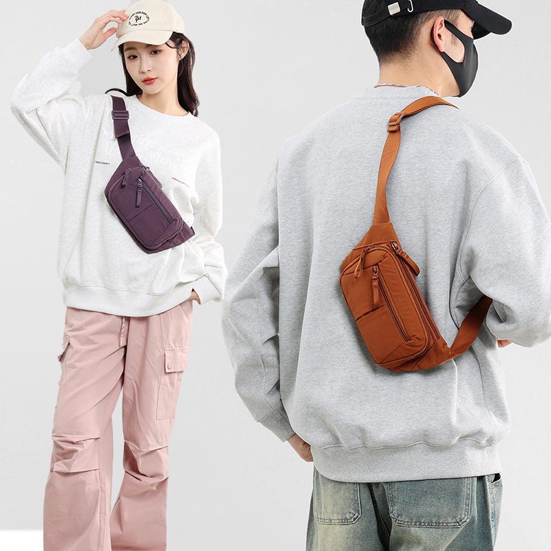 Waist Bag Men Women Multi-Purpose Large Capacity Chest Bag Outdoor Sports Mobile Phone Wallet