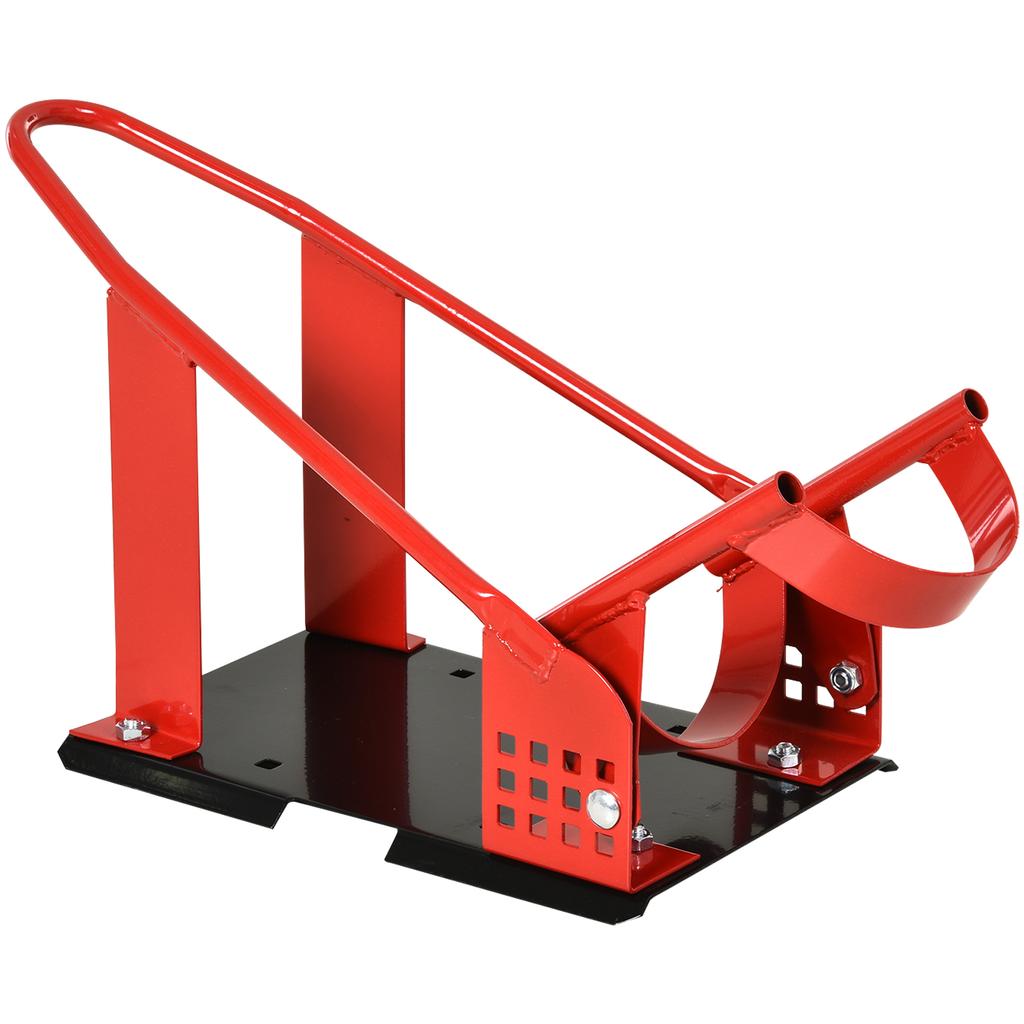 Motorcycle Wheel Chock 8 15.5 Cm Metal Motorbike Holder Pre Drilled Holes For Truck And Trailer