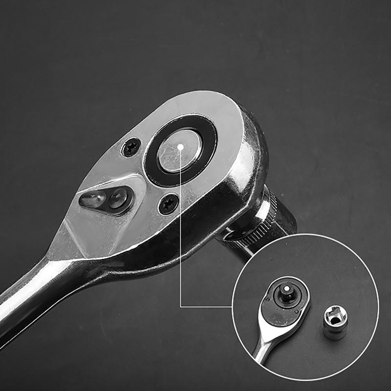 12-teiliges Auto-Reparaturwerkzeugset Steckschlüssel-Kombination Kompletter Satz Werkzeuge für Werkzeugkasten