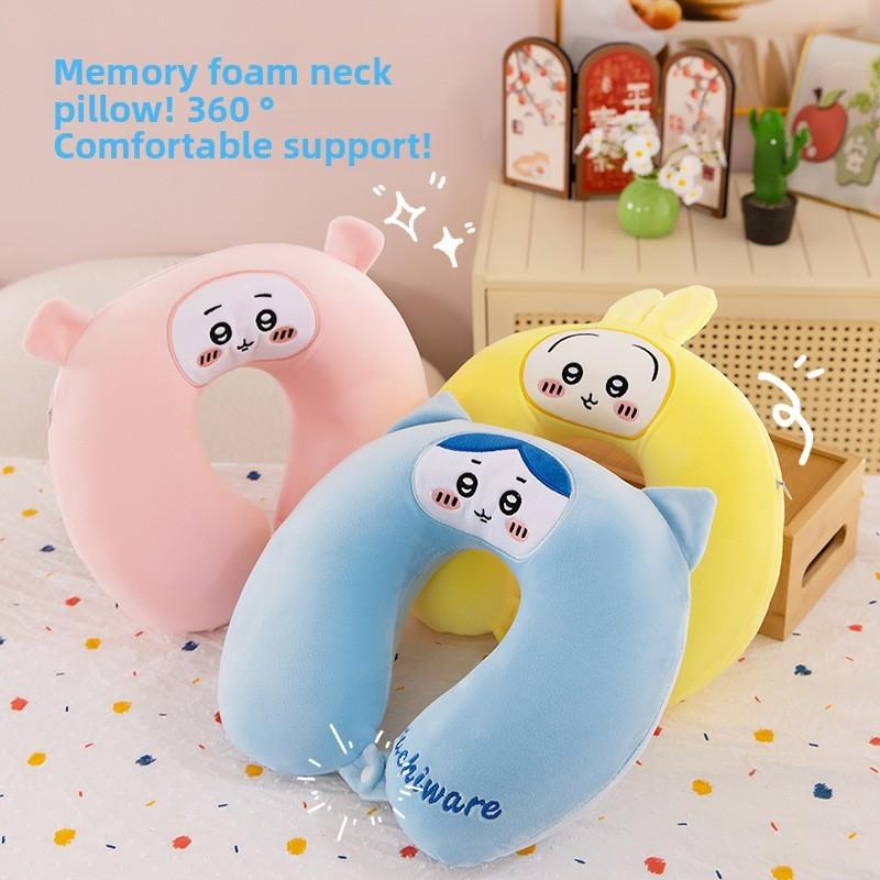 Memory Foam Animal U Shaped Neck Pillow For Travel And Napping