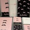 Cute Pink Bow A5 Coil Notebook Diary Sketchbook School Office Supplies Stationery Mini Portable Notepad Student Gift