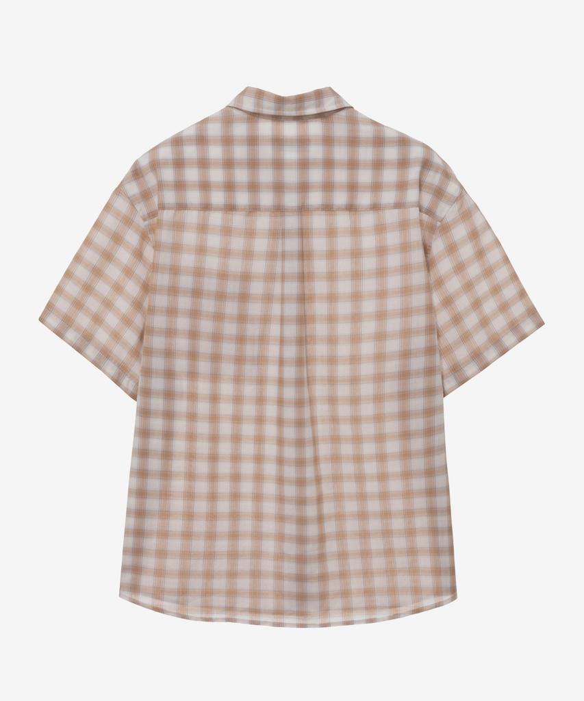 MINDBRIDGE [Air Cool] Check Oversized Short Sleeve Shirt - 2 Colors