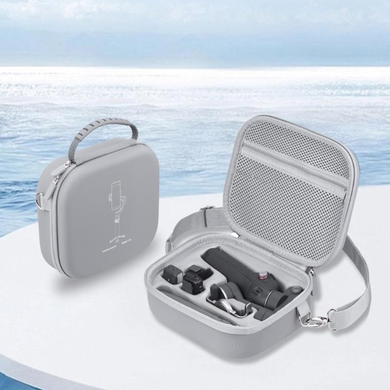 Protective Carrying Case for Mobile 7/7P Handheld Stabilizers with Soft Lining and Mesh Pocket for Accessories