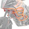 Crankcase Cover Set for KTM 1190 Adventure / R 13-16 XL21 Top and Bottom Orange
