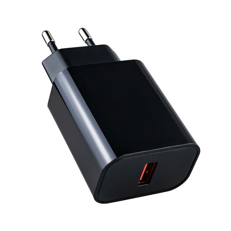 

Сертифицированный внешний аккумулятор Зарядное устройство для мобильного телефона Однопортовое QC3.0 Быстрая зарядка US 18 Вт Зарядная головка European standard