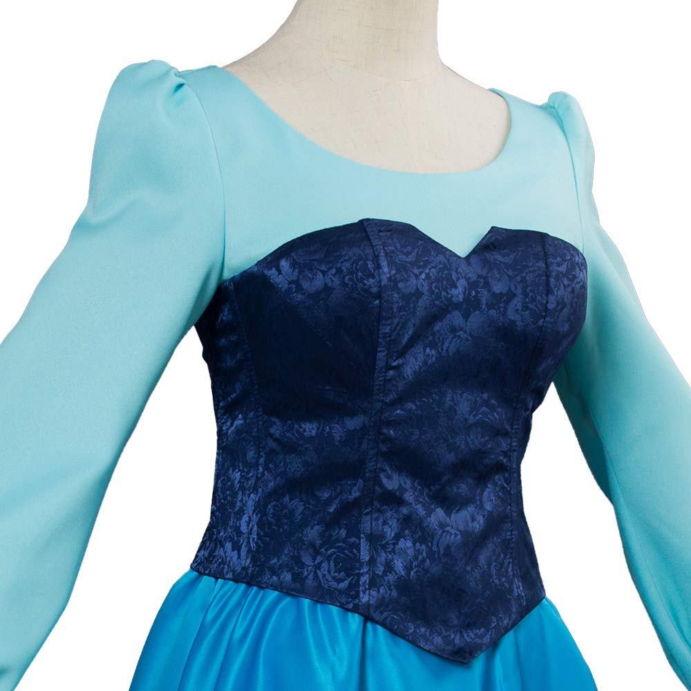 Mermaid Princess Cosplay Costume Princess Perfect Gift for Young Adult Size S [mrcos] Dress, Dress, Ladies, Christmas, Halloween,
